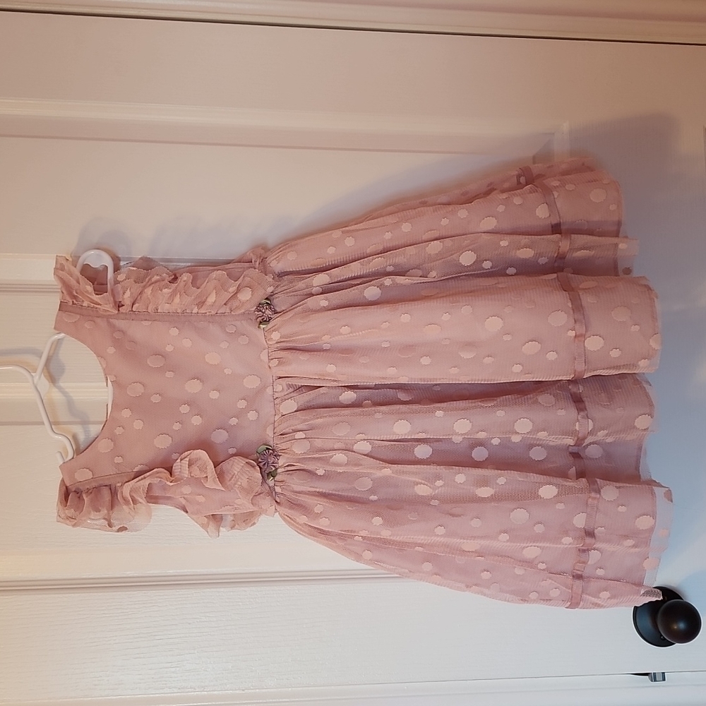 Pink frilly dress